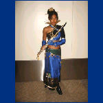 My sister cosplayed as Zhen Ji from Dynasty Warriors.