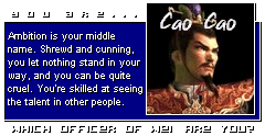 I'm Cao Cao! Which officer of Wei are you?